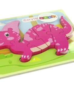 Medinė dėlionė „Dinozauras“