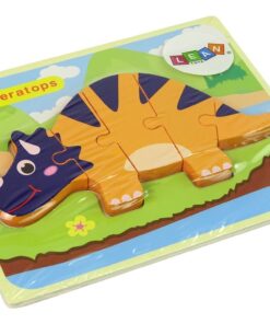 Medinė dėlionė „Dinozauras“