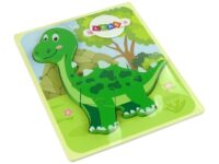 Medinė dėlionė „Dinozauras“