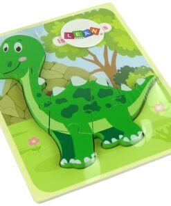 Medinė dėlionė „Dinozauras“