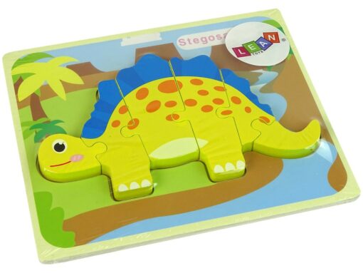 Medinė dėlionė „Dinozauras“