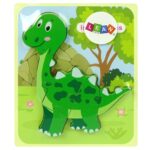 Medinė dėlionė „Dinozauras“