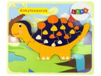 Medinė dėlionė „Dinozauras“