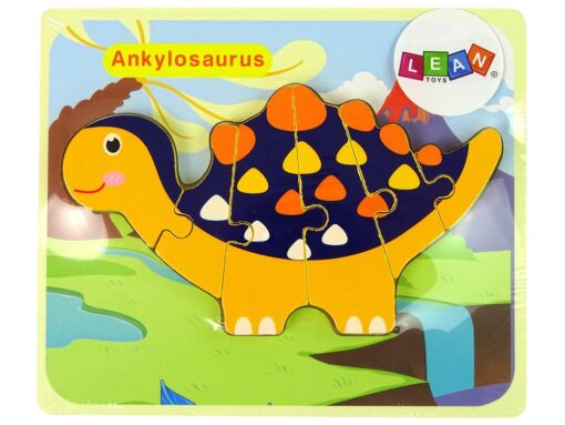 Medinė dėlionė „Dinozauras“