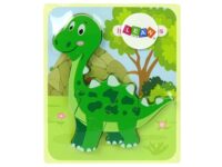 Medinė dėlionė „Dinozauras“