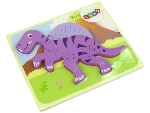Medinė dėlionė „Dinozauras“