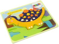 Medinė dėlionė „Dinozauras“