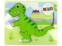 Medinė dėlionė „Dinozauras“