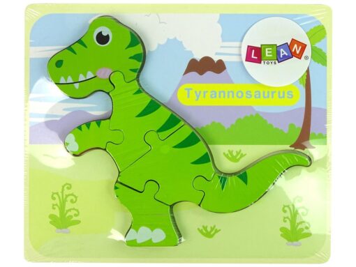 Medinė dėlionė „Dinozauras“