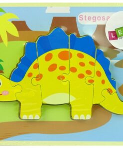 Medinė dėlionė „Dinozauras“