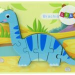 Medinė dėlionė „Dinozauras“
