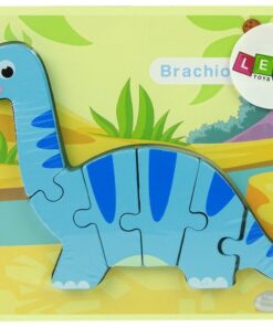 Medinė dėlionė „Dinozauras“