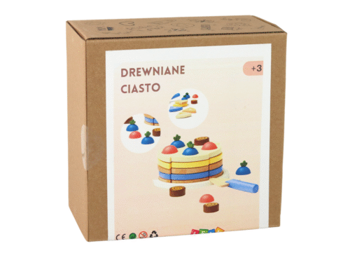 Medinis tortas su pjaustymo dalimis