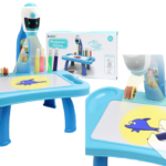 Mėlynas 2in1 robotas projektorius