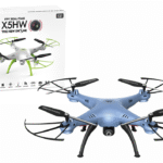 Mėlynas rc dronas x5hw syma