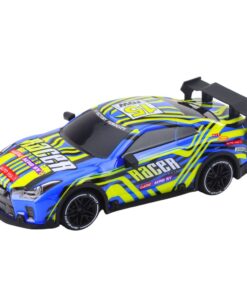 Mėlynas–geltonas RC sportinis automobilis