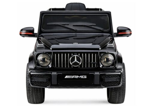 Mercedes AMG G 63 – elektrinis vaikiškas juodas automobilis