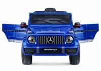 Mercedes AMG G 63 – elektrinis vaikiškas mėlynas automobilis