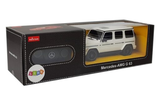 Mercedes AMG G63 1:24 – baltas nuotolinio valdymo automobilis