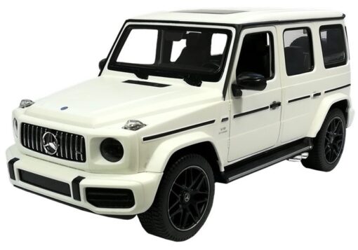 Mercedes G63 RASTAR 1:14 – baltas nuotolinio valdymo bekelės automobilis (2.4G)
