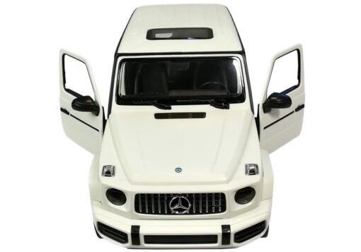 Mercedes G63 RASTAR 1:14 – baltas nuotolinio valdymo bekelės automobilis (2.4G)