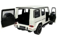 Mercedes G63 RASTAR 1:14 – baltas nuotolinio valdymo bekelės automobilis (2.4G)