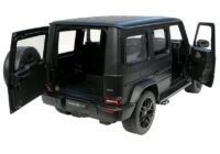 Mercedes G63 RASTAR 1:14 – juodas nuotolinio valdymo bekelės automobilis (2.4G)