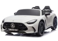Mercedes GT63 AMG DK‑GT63 24V – elektrinis vaikiškas baltas automobilis