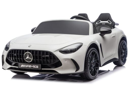 Mercedes GT63 AMG DK‑GT63 24V – elektrinis vaikiškas baltas automobilis