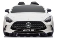 Mercedes GT63 AMG DK‑GT63 24V – elektrinis vaikiškas baltas automobilis