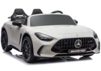 Mercedes GT63 AMG DK‑GT63 24V – elektrinis vaikiškas baltas automobilis