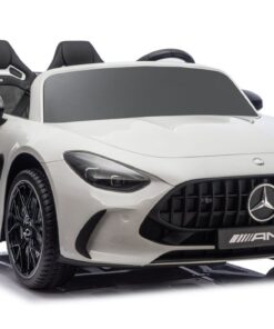 Mercedes GT63 AMG DK‑GT63 24V – elektrinis vaikiškas baltas automobilis