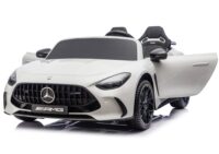 Mercedes GT63 AMG DK‑GT63 24V – elektrinis vaikiškas baltas automobilis
