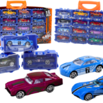 Metaliniai automobiliai lagamine 16 vnt