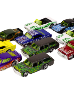 Metaliniai sportiniai automobiliai 1:64 10 vnt