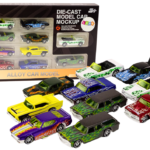 Metaliniai sportiniai automobiliai 1:64 10 vnt
