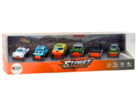 Metaliniai visureigiai automobiliai 1:64 6 vnt