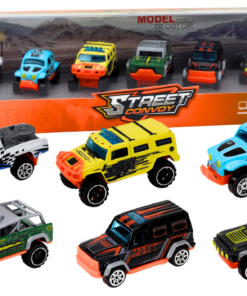 Metaliniai visureigiai automobiliai 1:64 6 vnt