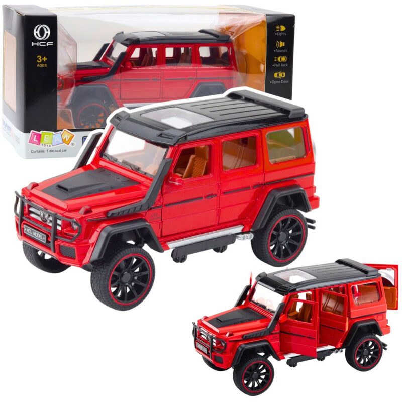 Metalinis 1:22 bekelės automobilis su pavara