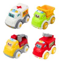 Miesto automobilių rinkinys su šviesomis ir garsais
