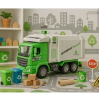 garsais ir „bump & go“ mechanizmu – žalias