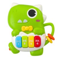 Mini dinozauro pianinas su šviesomis