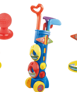 Mini golfo rinkinys vaikams su vežimėliu