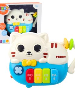 Mini kačiuko pianinas su šviesomis