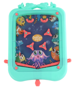 Mini pinball žaidimas su kamuoliuku