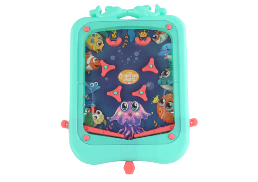 Mini pinball žaidimas su kamuoliuku