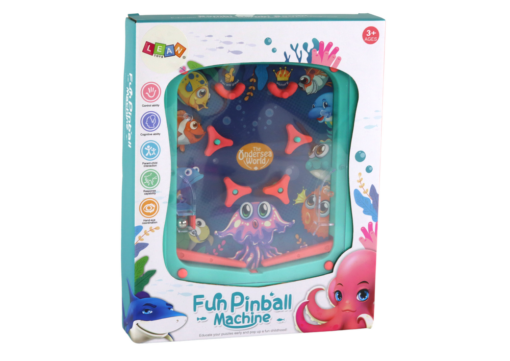 Mini pinball žaidimas su kamuoliuku