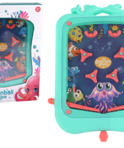 Mini pinball žaidimas su kamuoliuku
