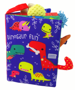 Minkšta dinozaurų knygelė kūdikiams