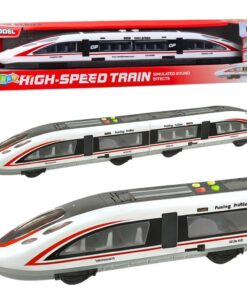 Modernus Fuxing Trains keleivinis traukinys su šviesomis ir garsais